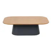 MESA DE CENTRO 1,10 M X 70 CM ALLURE - KONKRET/FREIJÓ - Foto 3