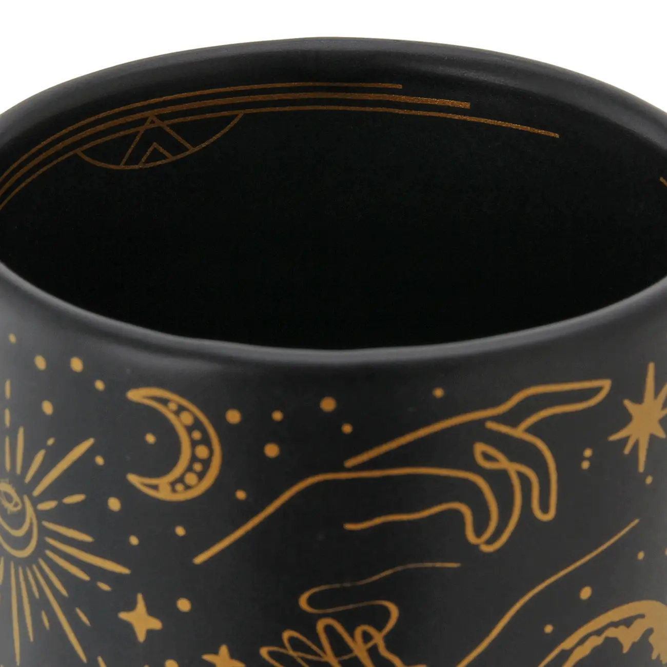 CANECA 300 ML MYSTICAL - PRETO BRILHANTE/OURO - Foto 7