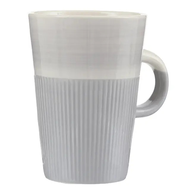 CANECA 400 ML CÔTELÉ - GRIS BRULÉ - Foto 3