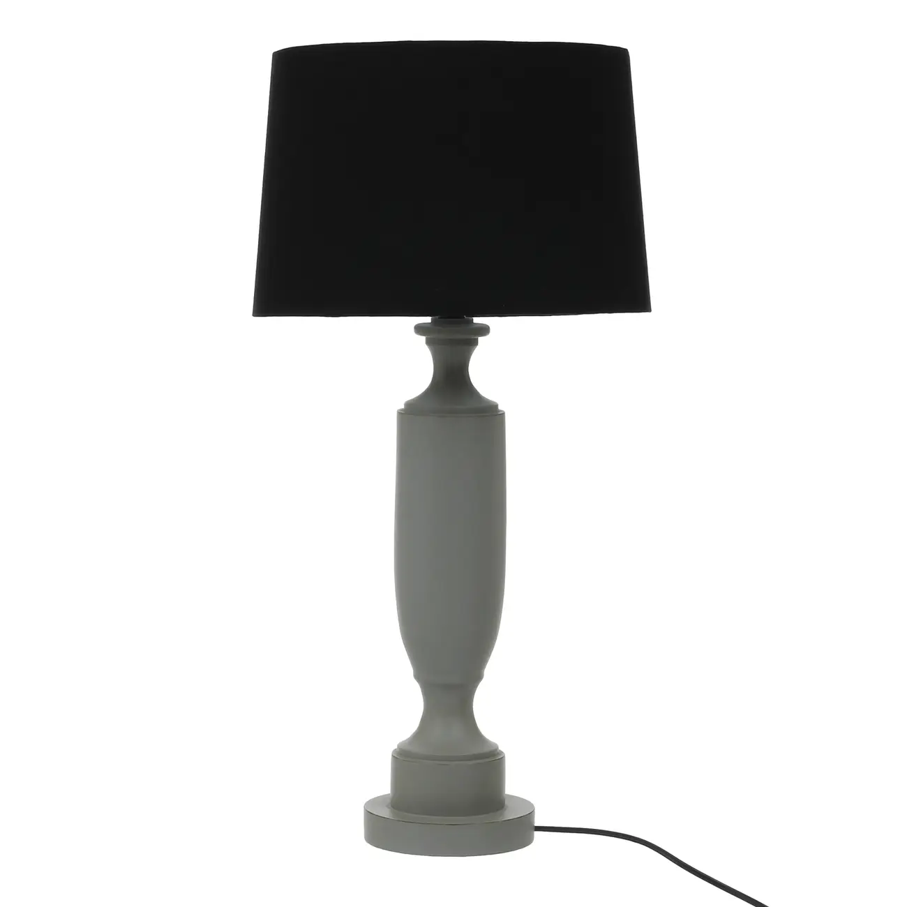 LUMINÁRIA MESA PILASTRE C/CUP K - CINZA/PRETO - Foto 1