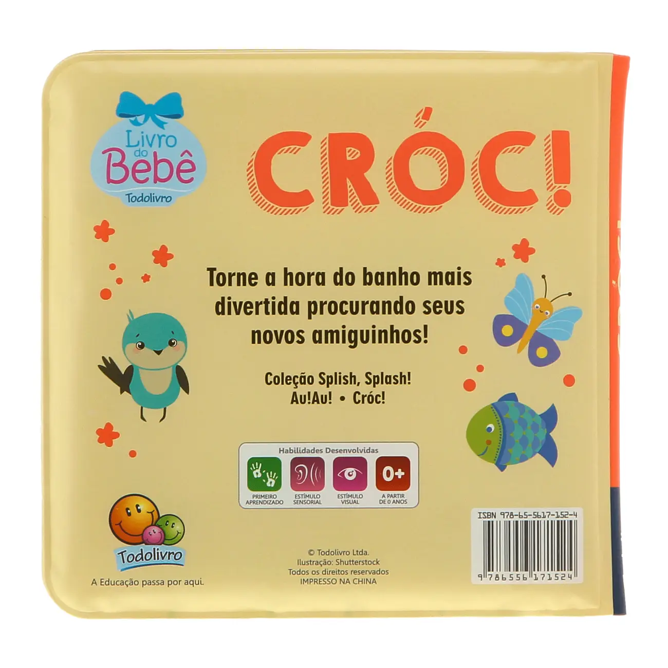 SPLISH, SPASH! CROC! LIVRO INFANTIL - MULTICOR - Foto 4