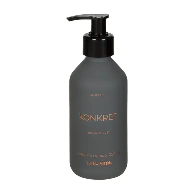 SABONETE LÍQUIDO KONKRET 200 ML MINERALS - KONKRET/PRETO - Foto 1