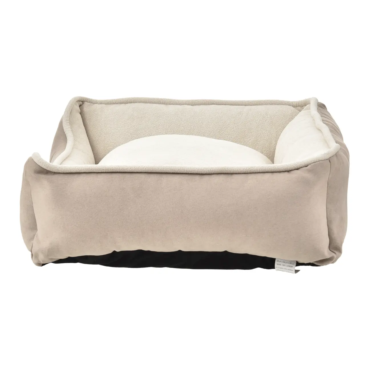 CAMA PARA PET 68 CM X 54 CM X 7 CM DREAMBED - NATURAL/CAMELO - Foto 3