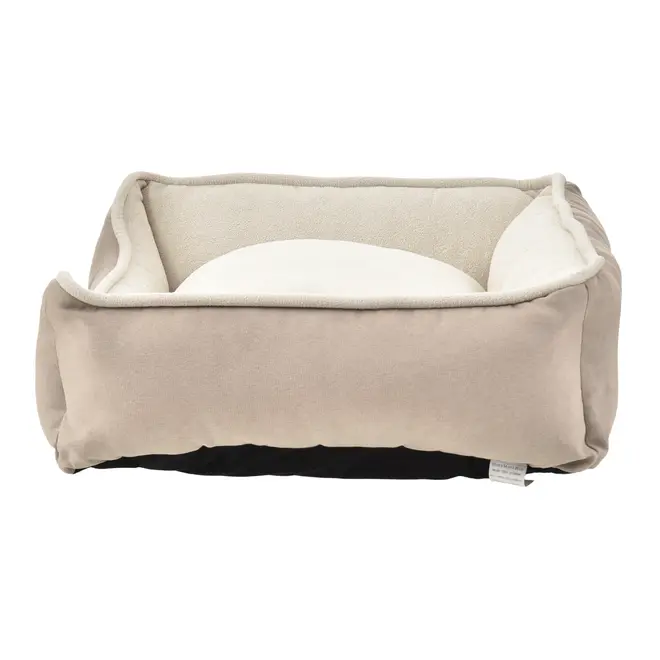 CAMA PARA PET 68 CM X 54 CM X 7 CM DREAMBED - NATURAL/CAMELO - Foto 3