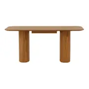 MESA DE ESCRITÓRIO 1 GAVETA 1,70 M X 72 CM ALLURE - FREIJÓ/FREIJÓ - Foto 6