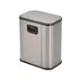 LIXEIRA 5 L LEXING - INOX/PRETO - Foto 5