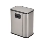 LIXEIRA 5 L LEXING - INOX/PRETO - Foto 5