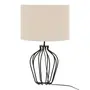 LUMINÁRIA DE MESA ANFORA C/CUP CHEVRON - CASTANHO/NATURAL - Foto 2