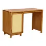 ESCRIVANINHA 1 PORTA COM PALHINHA 1,20 M X 52 CM PALHANDI - AMÊNDOA/NATURAL - Foto 11