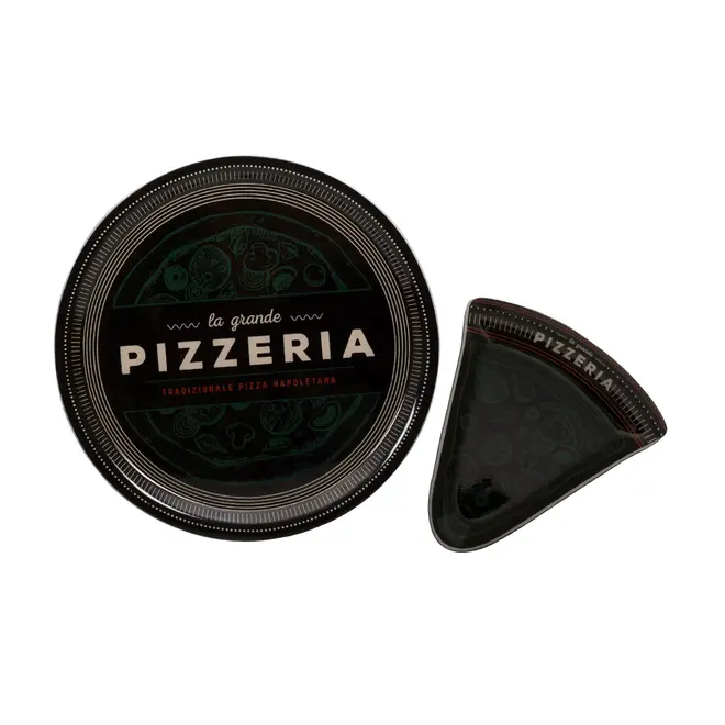 PRATO PARA SERVIR 37 CM LA GRANDE PIZZERIA - ENGLISH GREEN/PRETO - Foto 31