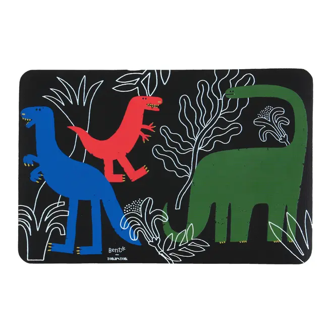 LUGAR AMERICANO 45 CM X 30 CM BENTOSSAURO - PRETO/MULTICOR - Foto 1