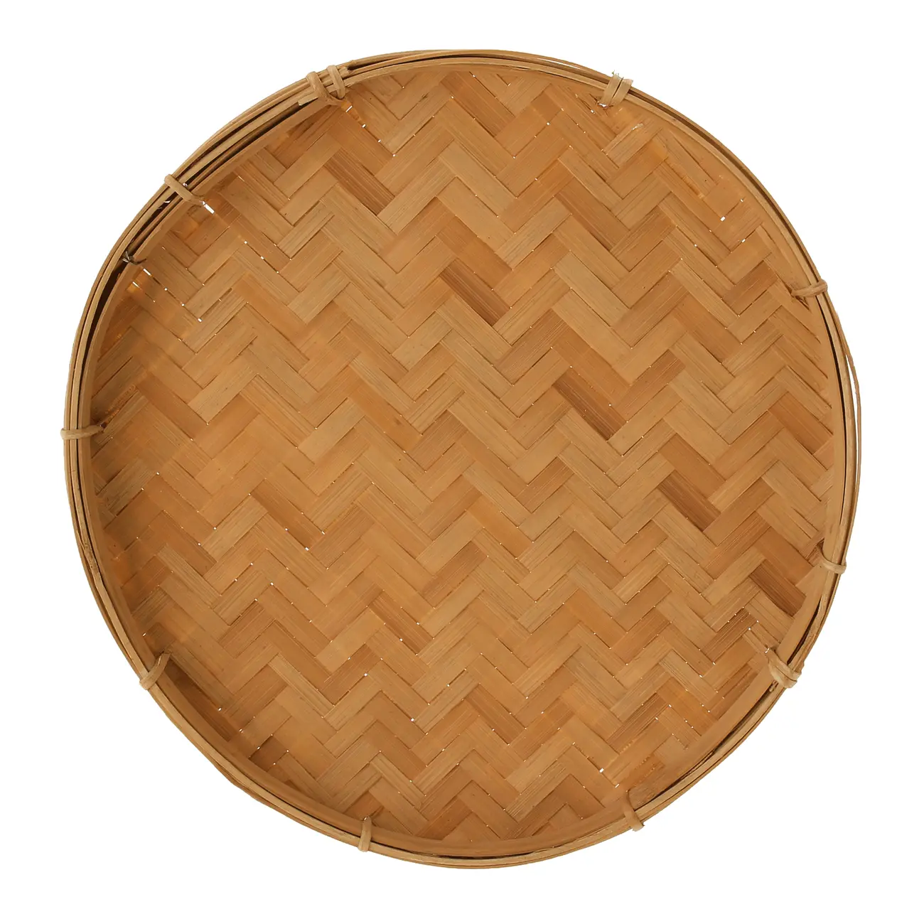 CESTO REDONDO 30 CM X 3 CM GAIA - BAMBU - Foto 2