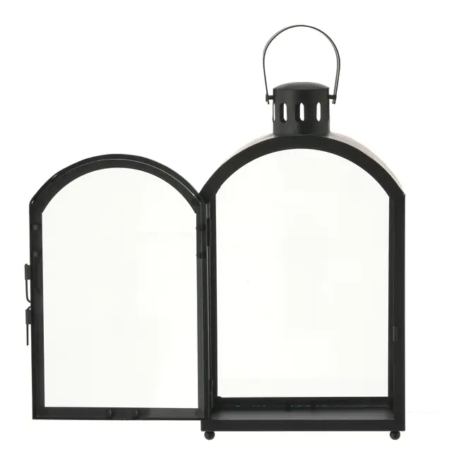 LANTERNA 32 CM HAYU - PRETO/INCOLOR - Foto 7
