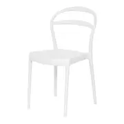 CADEIRA DE COZINHA EMPILHÁVEL THONIX - BRANCO - Foto 1