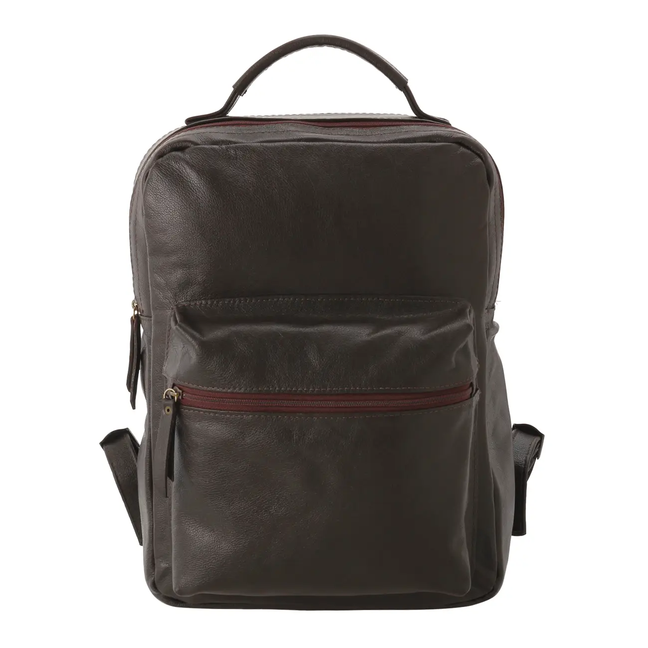 MOCHILA ON THE GO - COURO MARROM DE LEI - Foto 3