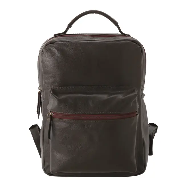 MOCHILA ON THE GO - COURO MARROM DE LEI - Foto 3