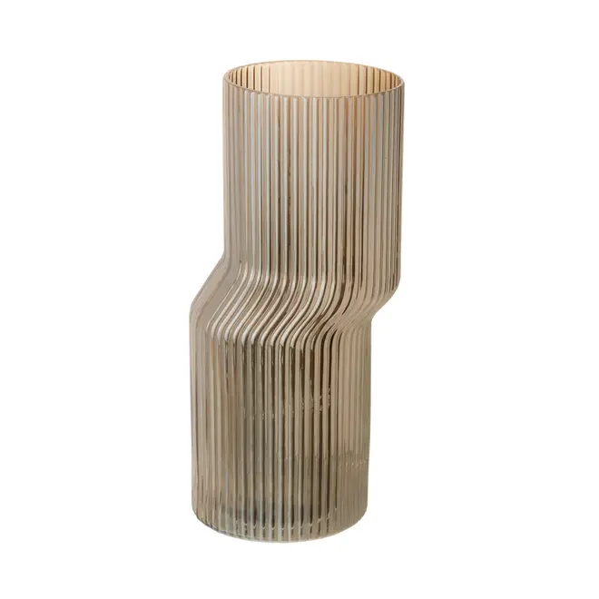VASO 28 CM ON FOCUS - KONKRET/PRATA - Foto 4