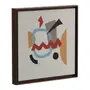 QUADRO 30 CM X 30 CM OFFCUTS - NOZES/MULTICOR - Foto 2