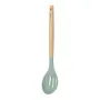 COLHER VAZADA 31 CM SILIBOO - SÁLVIA/BAMBU - Foto 3