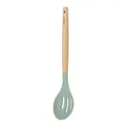 COLHER VAZADA 31 CM SILIBOO - SÁLVIA/BAMBU - Foto 3