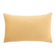 ALMOFADA 50 CM X 30 CM OFFCUTS - AMARELO HANBAR/MARROM DE LEI - Foto 2