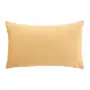 ALMOFADA 50 CM X 30 CM OFFCUTS - AMARELO HANBAR/MARROM DE LEI - Foto 2