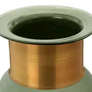 VASO 27 CM HYDE - LODEN GREEN/OURO VELHO - Foto 3