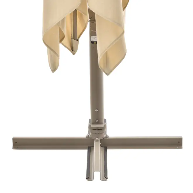 OMBRELONE LATERAL QUADRADO 3 M X 3 M MILUS - CAMELO/BEGE - Foto 4