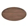 MESA OVAL 1,60 M X 90 CM HERON - ALUMÍNIO/PAU FERRO - Foto 3