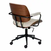 CADEIRA HOME OFFICE PINCHO - PRETO/CAMELO - Foto 5