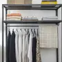 CABIDE TERNO COM BARRA LAR - PRETO - Foto 4