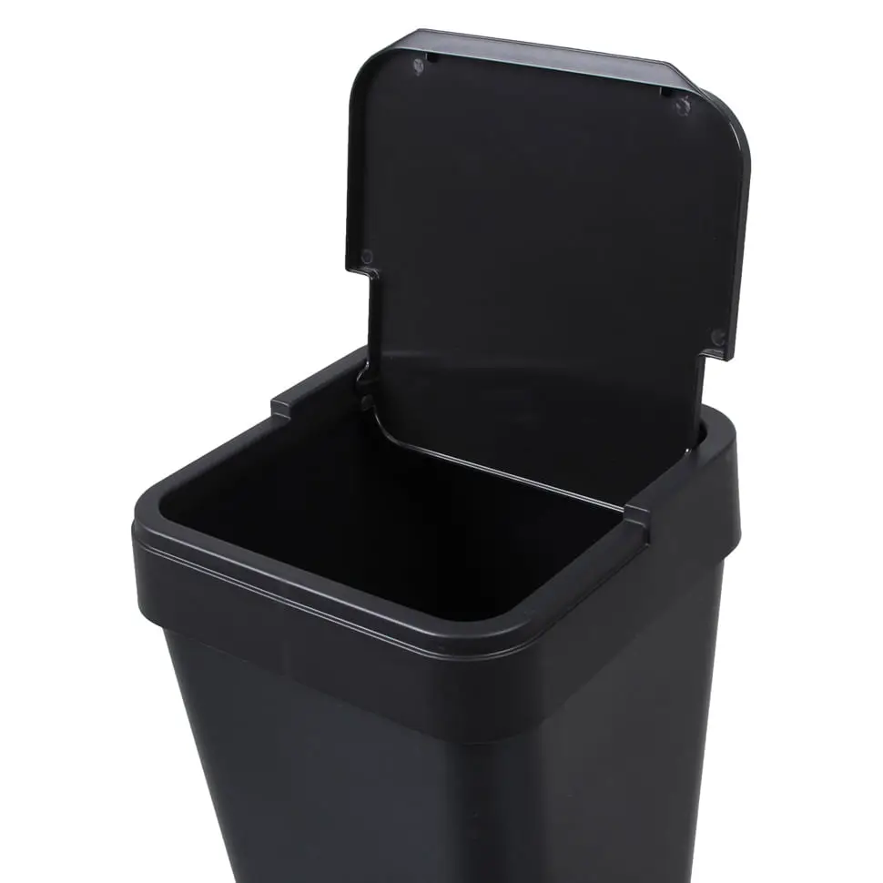 LIXEIRA 15 L FLAP - PRETO - Foto 7
