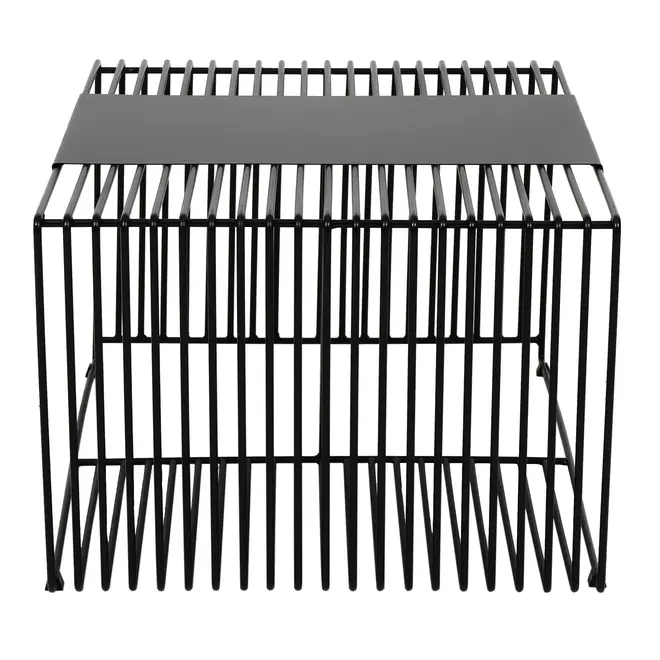 MESA DE CENTRO 83 CM X 57 CM TELMA - PRETO - Foto 6