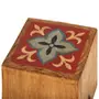 TIRADENTES ADORNO MESA | BANQUETA 2VRD - AMÊNDOA/MULTICOR - Foto 4