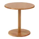 AMÊNDOA - MESA LATERAL BAIXA REDONDA 50 CM LAGOA