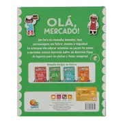 AMIGOS DE FELTO: OLÁ, MERCADO! LIVRO INFANTIL - MULTICOR - Foto 5