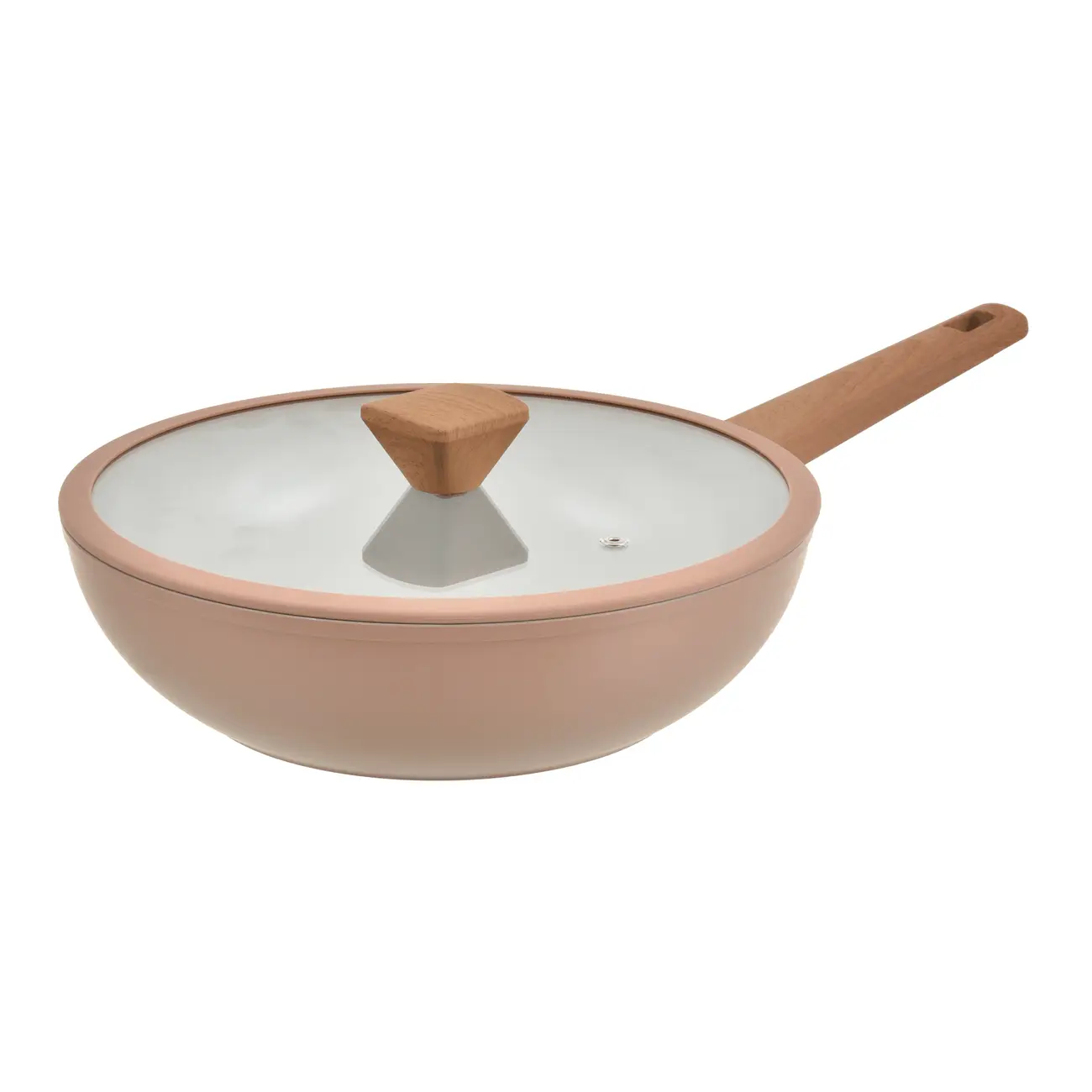 WOK INDUÇÃO 28 CM NORMA - OPALA ROSA/FLANDRES - Foto 2