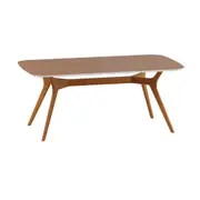 MESA DE JANTAR 1,80 M X 1 M ORGANIC - FREIJÓ/BRANCO - Foto 18