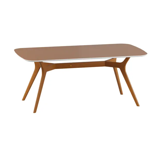 MESA DE JANTAR 1,80 M X 1 M ORGANIC - FREIJÓ/BRANCO - Foto 18