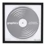 MOLDURA PARA DISCOS VINIL/LPS 12 POLEGADAS  32 CM X 32 CM GRAPHICS - PRETO - Foto 1