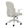 CADEIRA DE ESCRITÓRIO BOLSTER - BRANCO/OFF WHITE - Foto 5