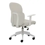 CADEIRA DE ESCRITÓRIO BOLSTER - BRANCO/OFF WHITE - Foto 5