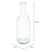VASO GARRAFA 48 CM REVIVO - VERDE - Foto 2