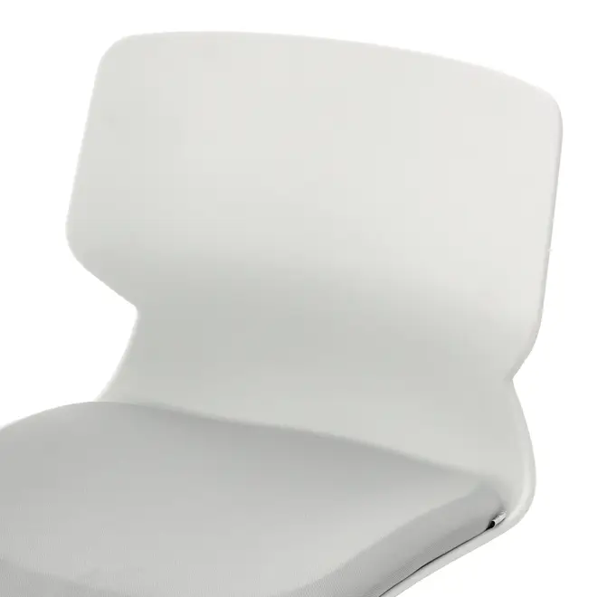 CADEIRA HOME OFFICE ZIPZ - BRANCO/FLANDRES - Foto 6