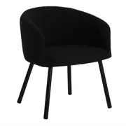 POLTRONA RALF - PRETO/PRETO - Foto 6