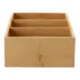 ORGANIZADOR 20 CM X 30 CM COM 3 DIVISÓRIAS BAMBOO - BAMBU - Foto 5