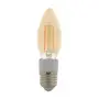 LÂMPADA VELA FILAMENTO E14 E27 3W 220V LUZ AMARELA TASCHIBRA - HANBAR - Foto 2