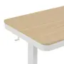 MESA DE ESCRITÓRIO REGULÁVEL E ELÉTRICA 1 GAVETA 1,18 M X 60 CM ELEVATION PLUS - BRANCO/CARVALHO - Foto 10