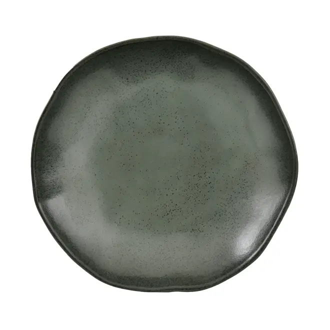 PRATO FUNDO GEO ORGÂNICO - VERDE ESCURO/PRETO - Foto 1