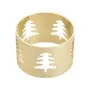 ARGOLA PARA GUARDANAPO CONJUNTO COM 4 PEÇAS NATAL ASTRAL - OURO - Foto 2